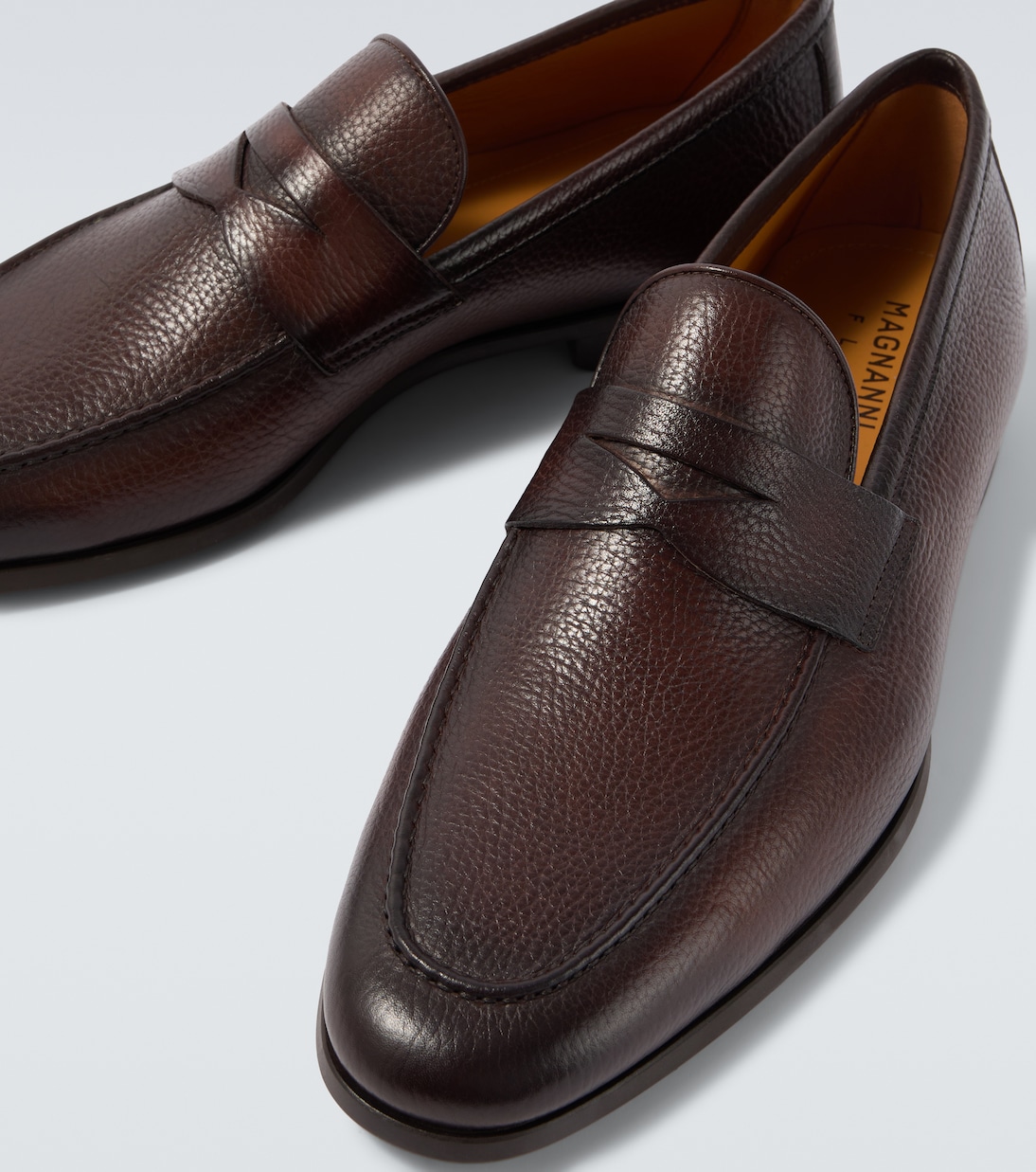 Diezma II leather penny loafers | Magnanni