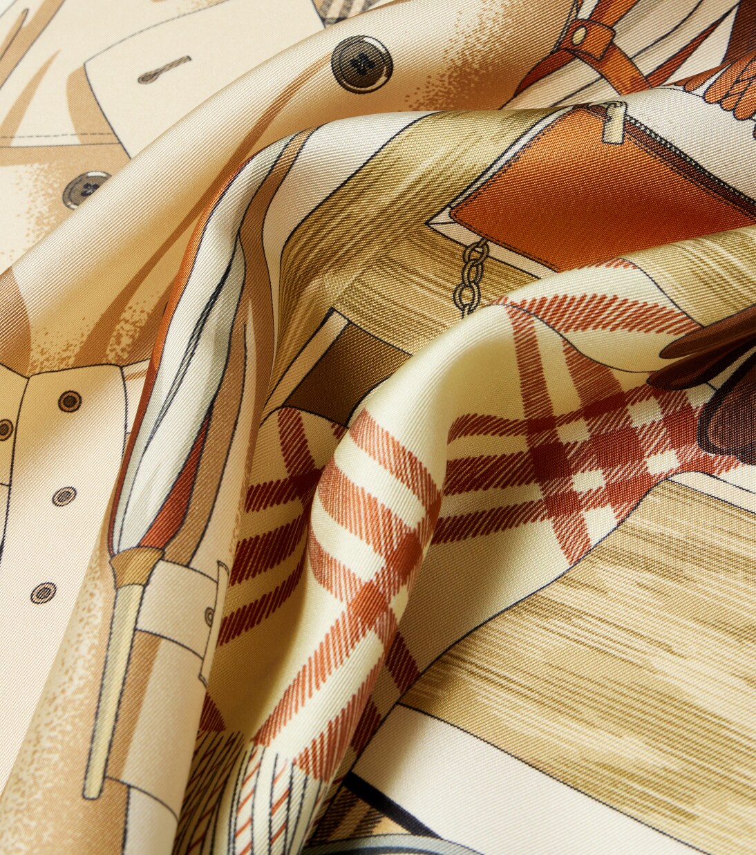 Bedrucktes Tuch aus Seiden-Twill | Burberry