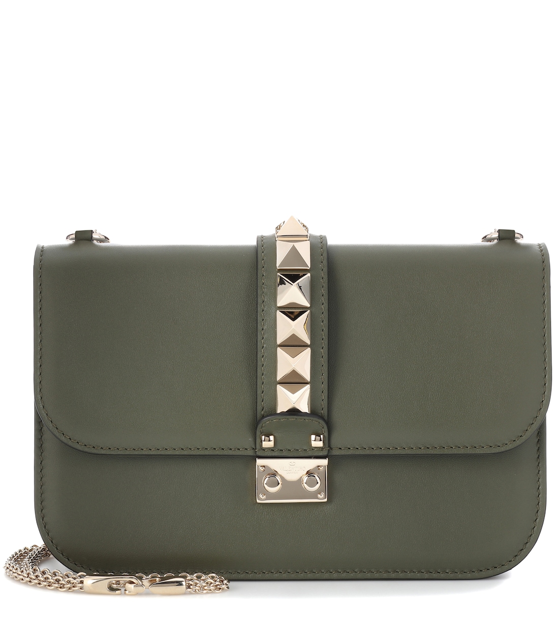 Valentino Garavani Lock Medium leather shoulder bag | Valentino Garavani
