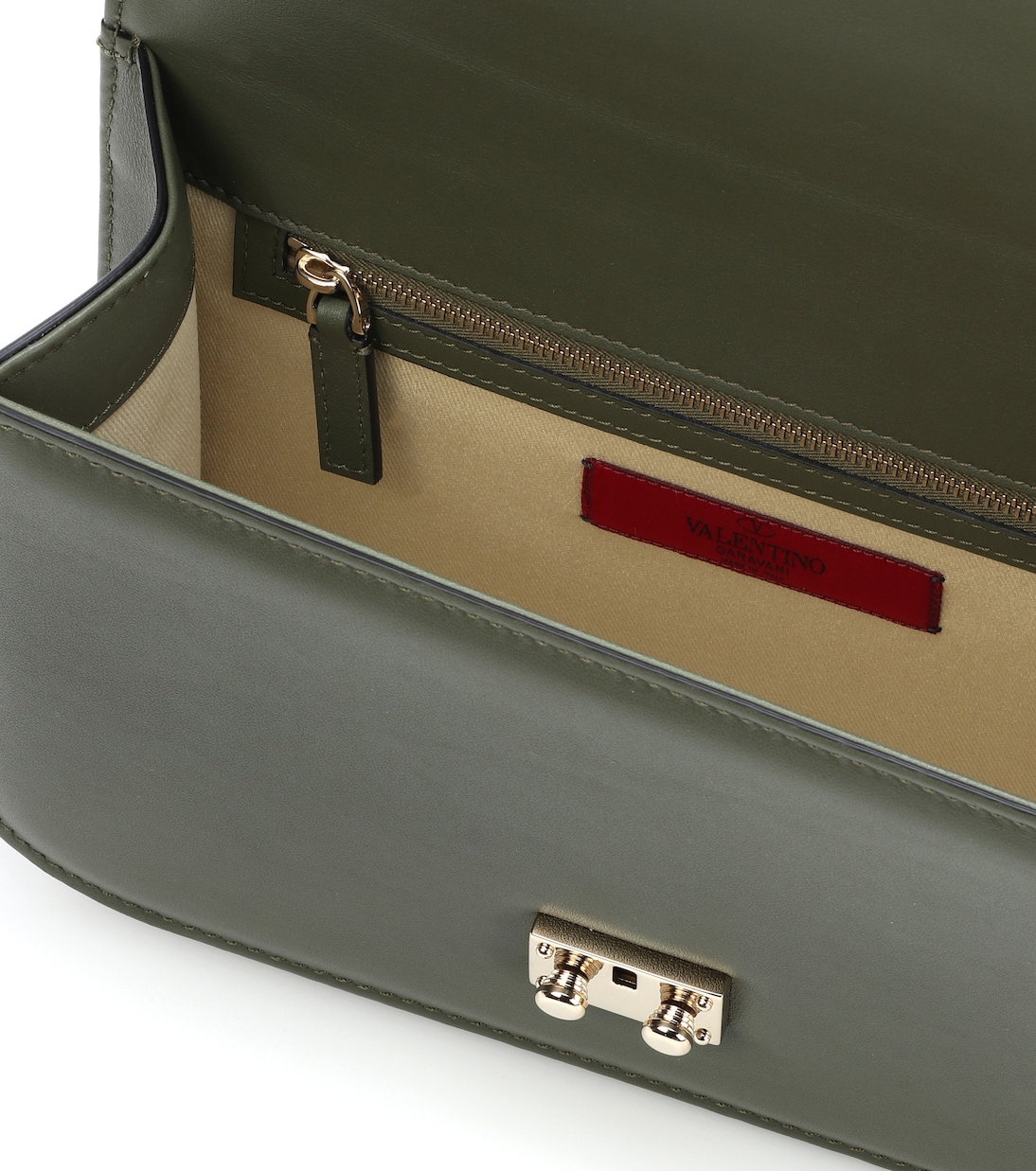 Valentino Garavani Lock Medium leather shoulder bag | Valentino Garavani