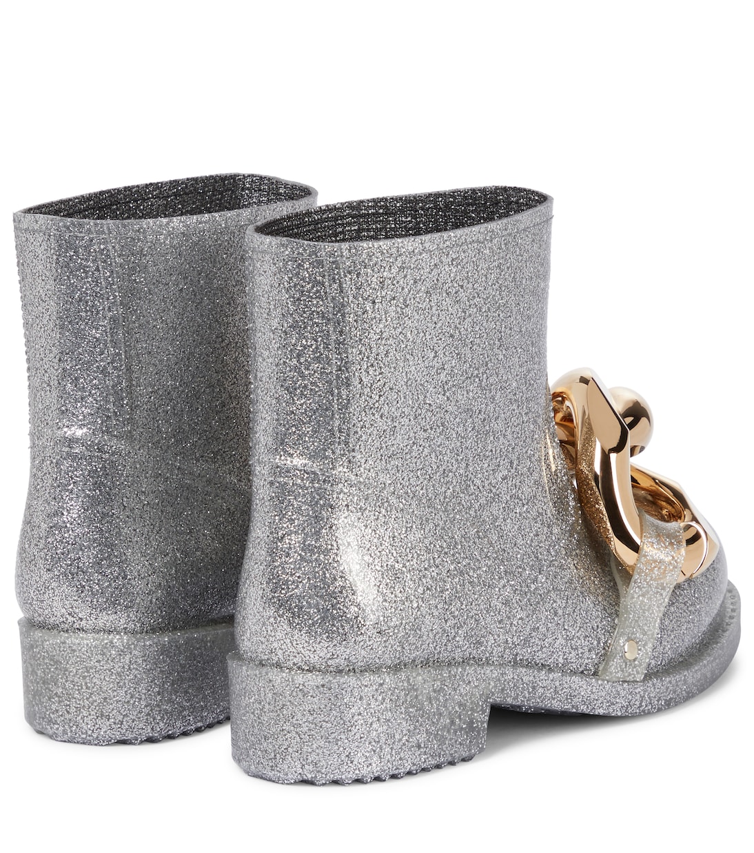 Botines de goma con purpurina | JW Anderson