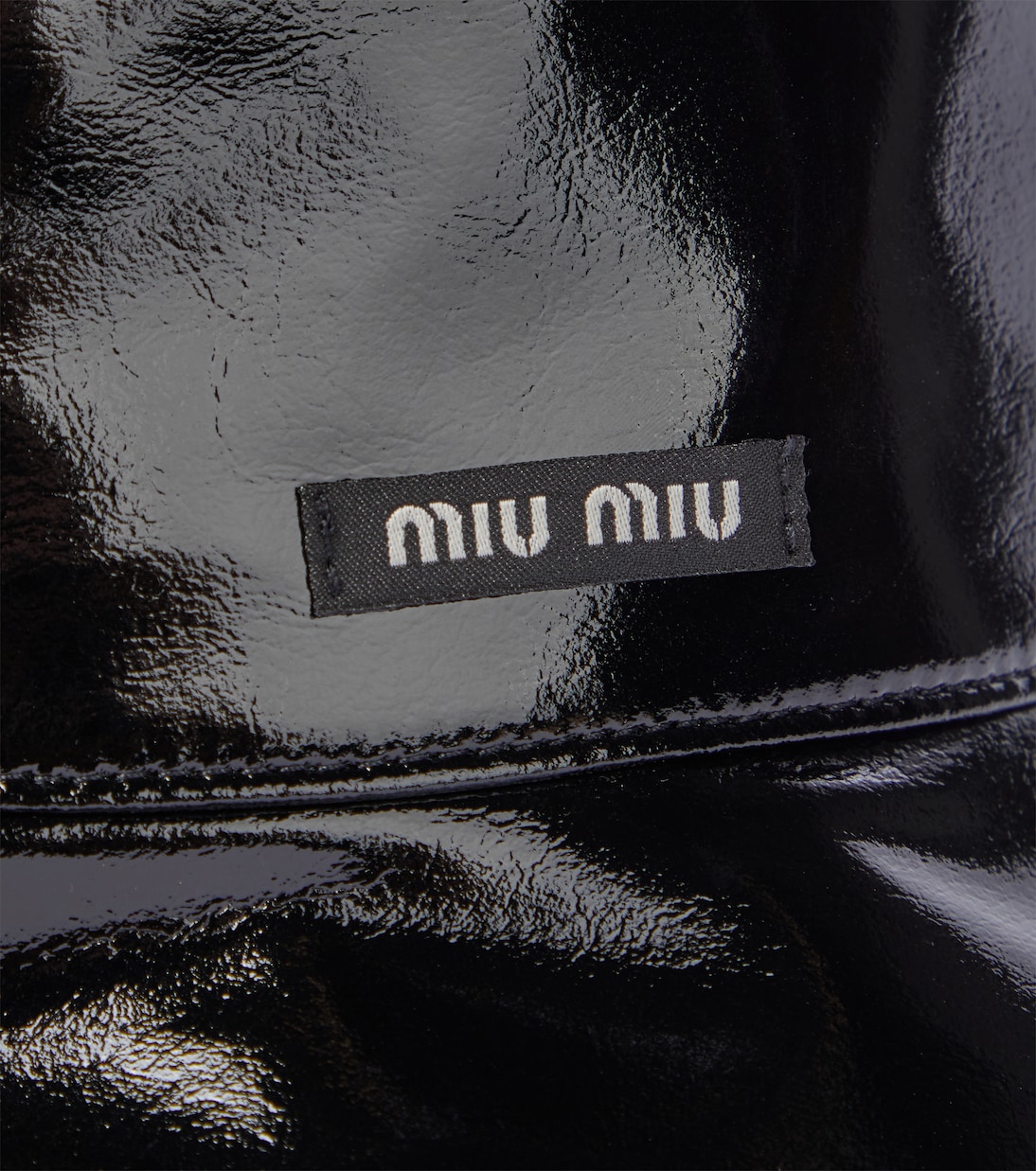 Cappello da pescatore in similpelle | Miu Miu