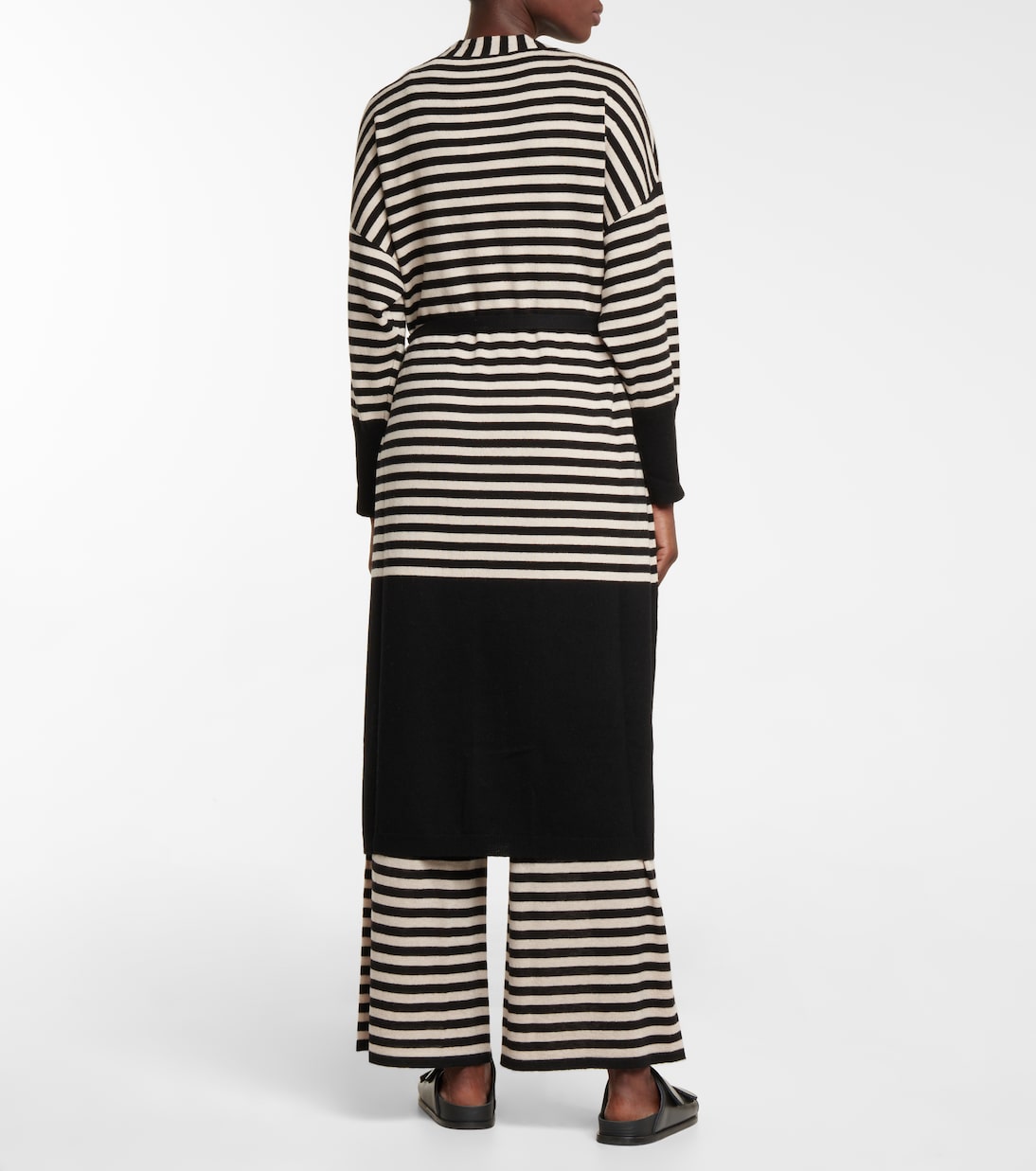 Sillage striped wool-blend cardigan | Eres