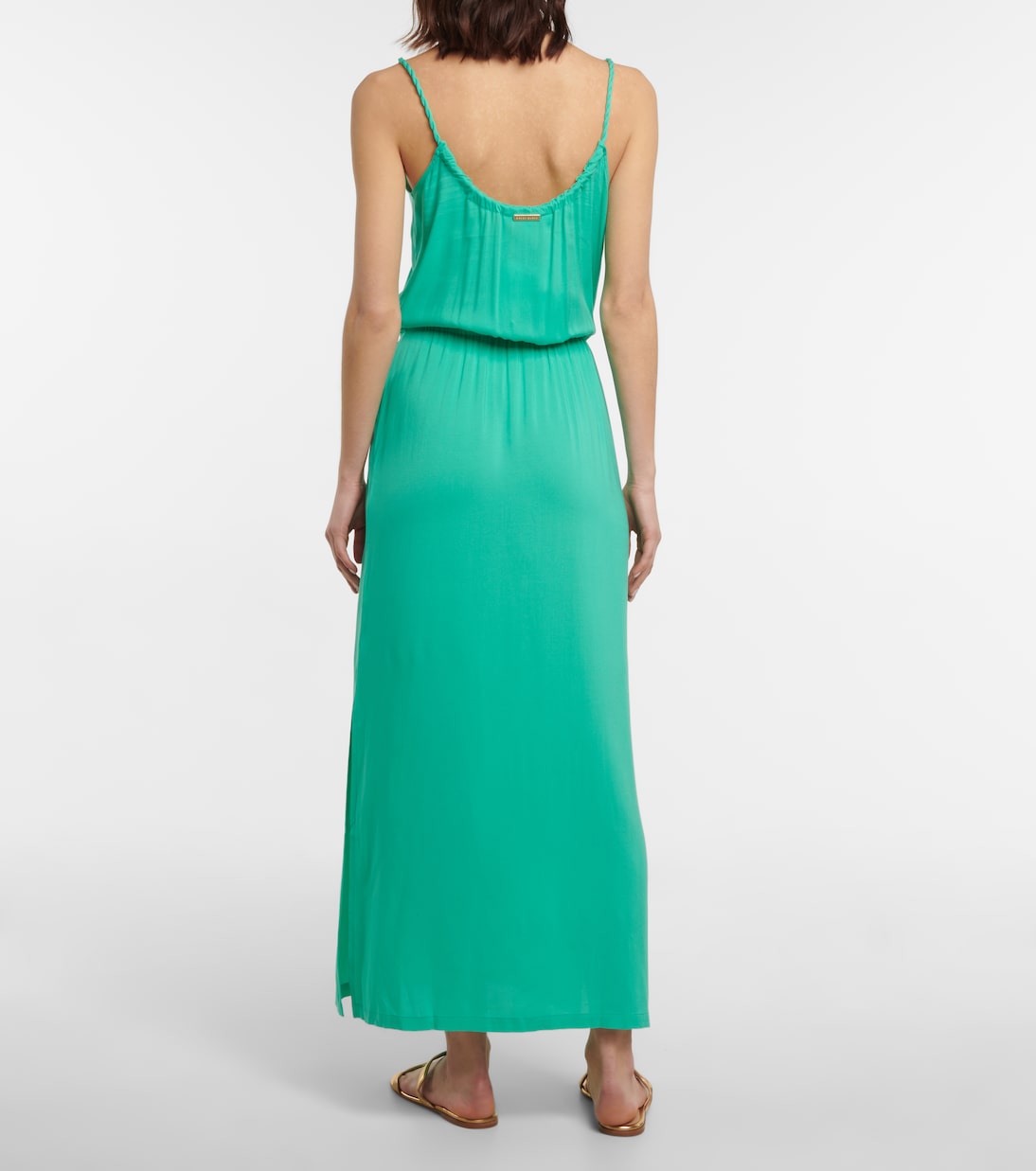 Braid-trimmed maxi dress | Heidi Klein