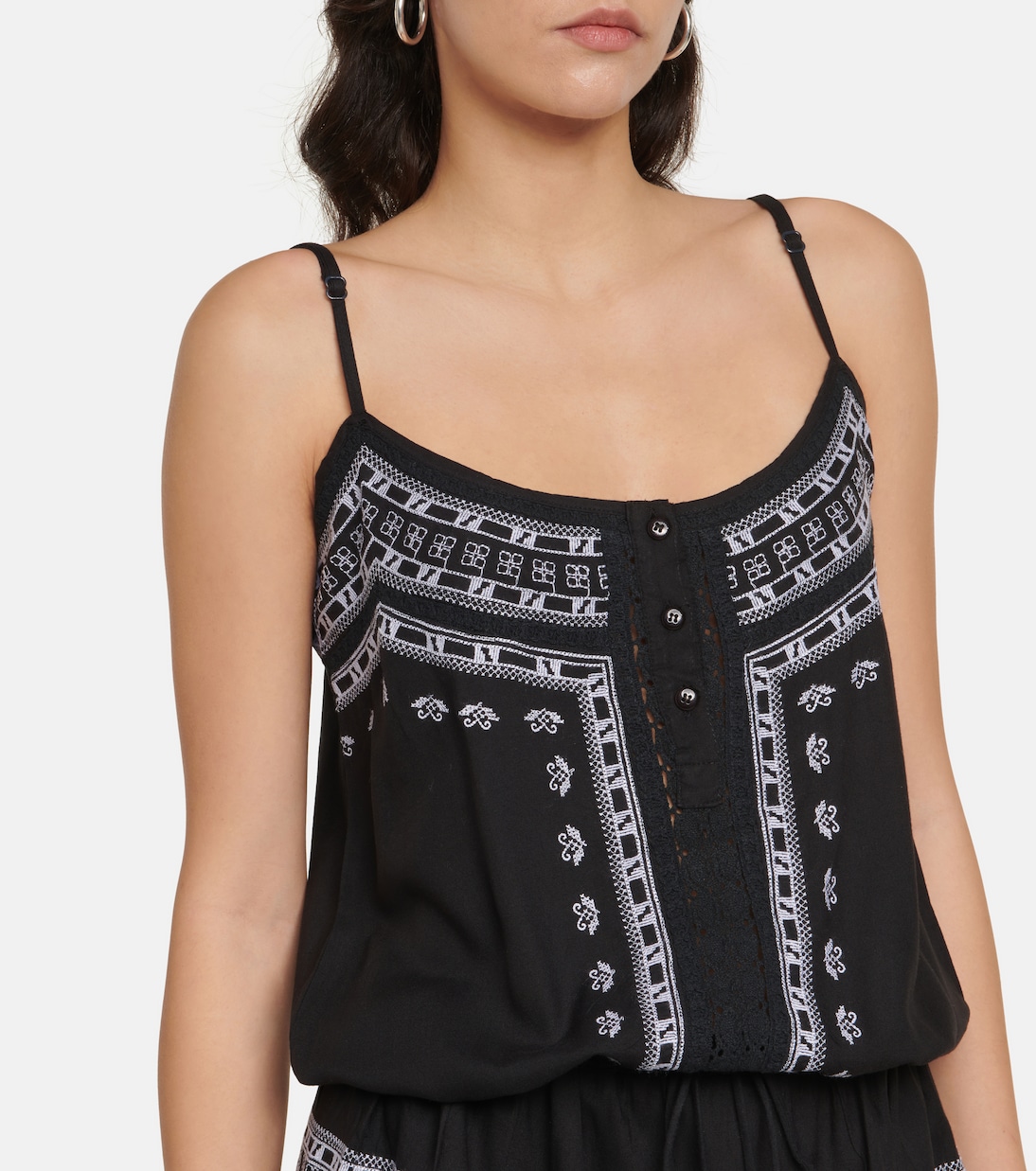 Vestido corto Karen bordado | Melissa Odabash