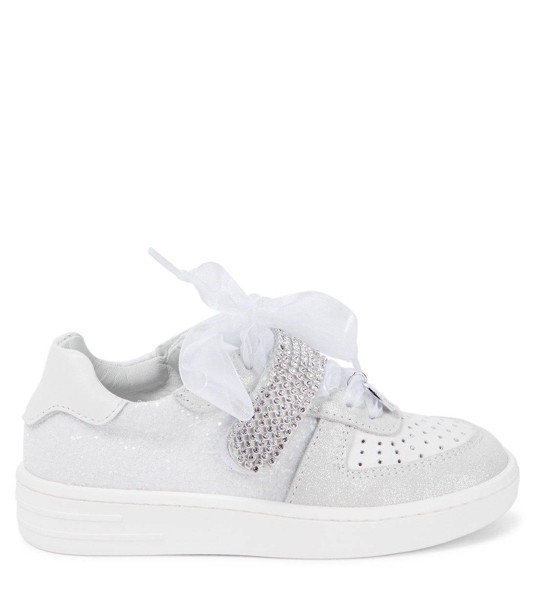 Baskets en cuir à ornements | Monnalisa