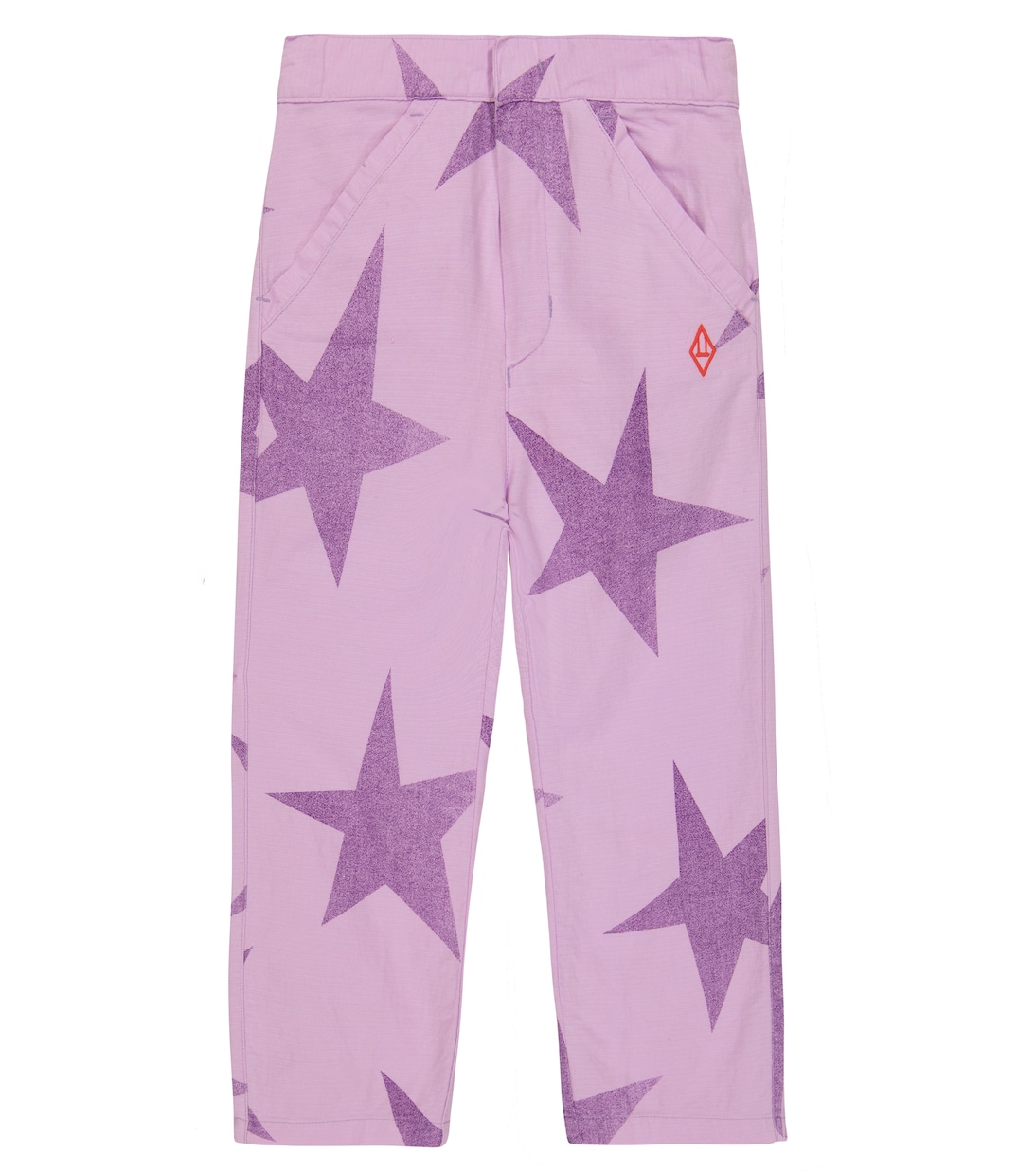 Camel printed cotton and linen pants | The Animals Observatory
