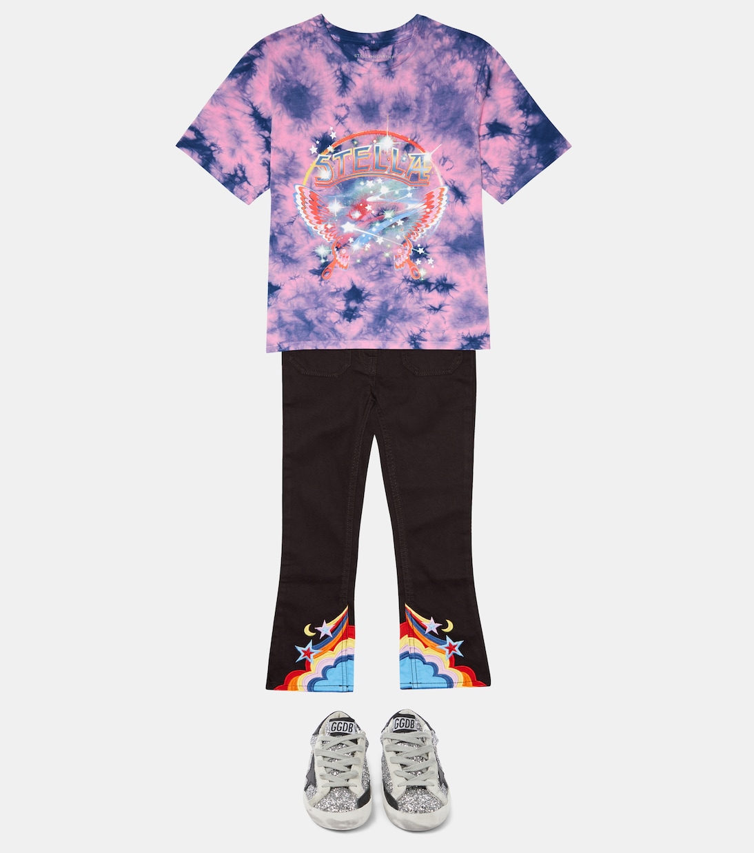 Embroidered straight jeans | Stella McCartney Kids