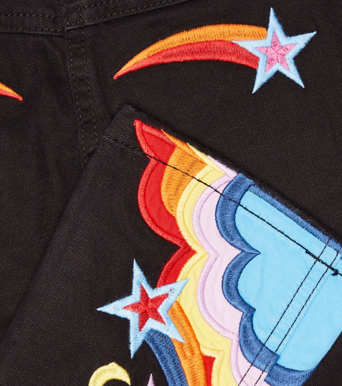 Embroidered straight jeans | Stella McCartney Kids