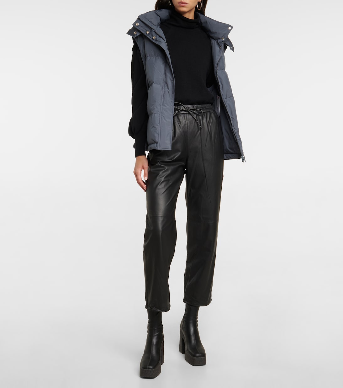 Leather pants | Yves Salomon