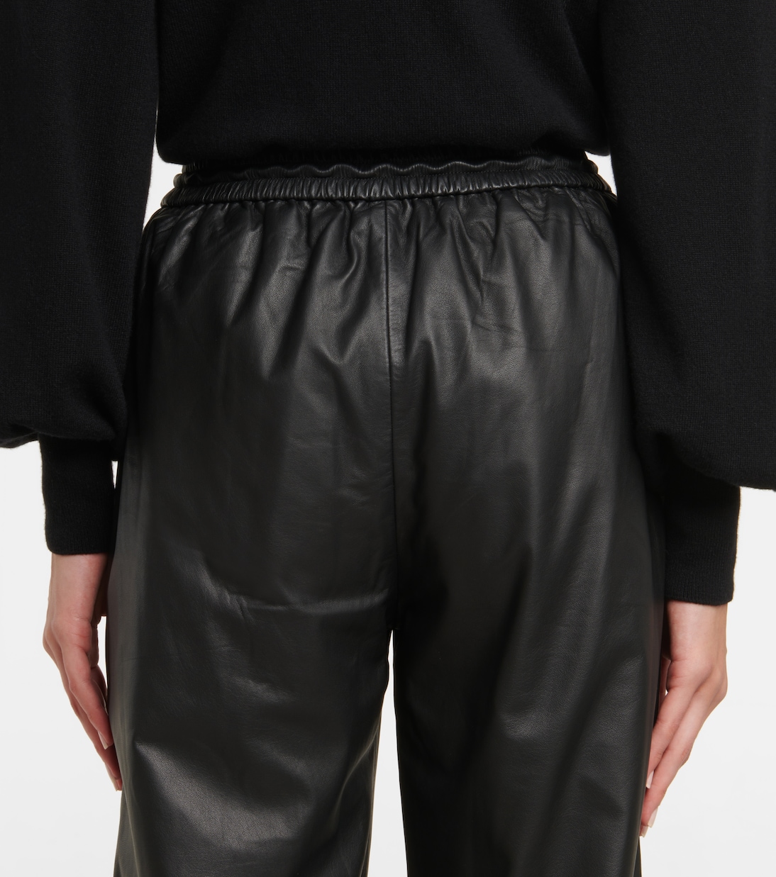 Leather pants | Yves Salomon