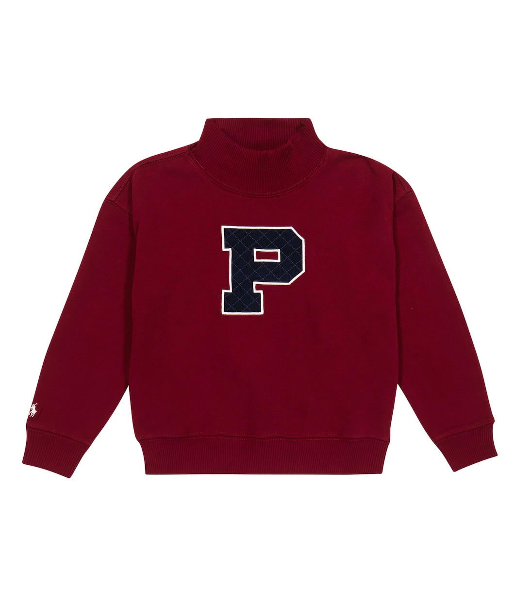 Mockneck jersey sweatshirt | Polo Ralph Lauren Kids