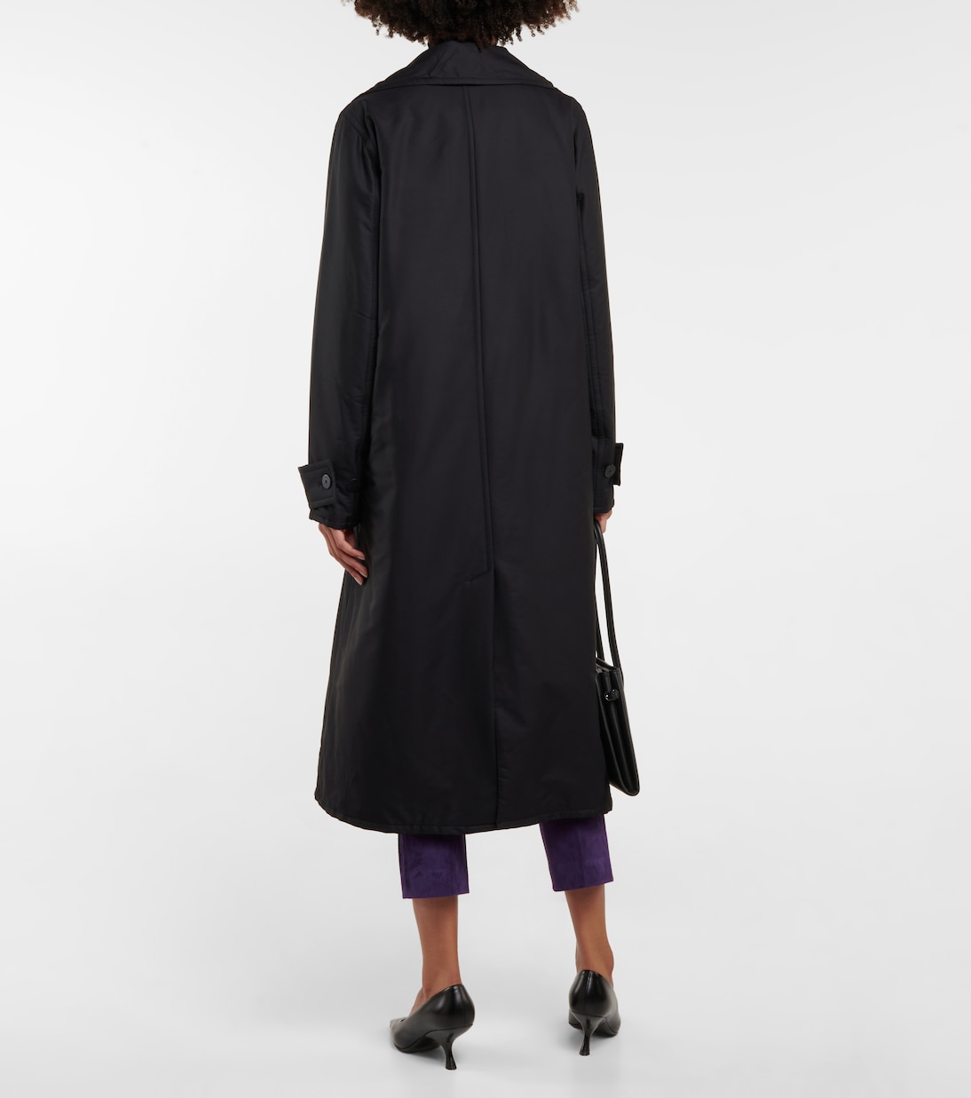 Claremont silk-blend midi coat | Joseph