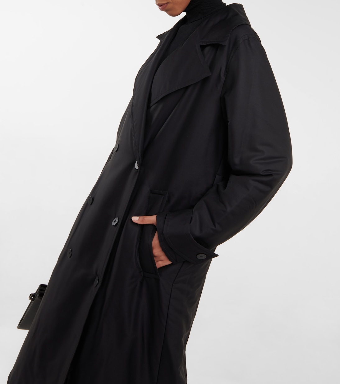 Claremont silk-blend midi coat | Joseph