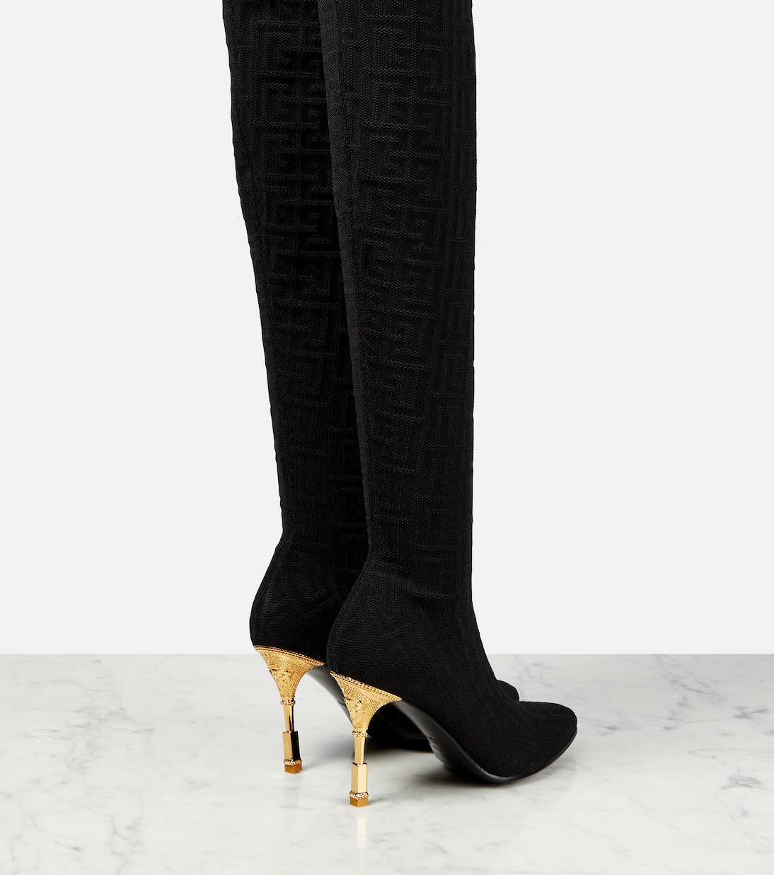 Botas mosqueteras Moneta de malla | Balmain