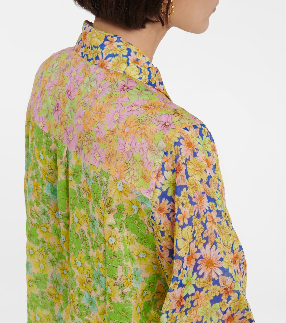 Bedrucktes Oversize-Hemd | Alémais