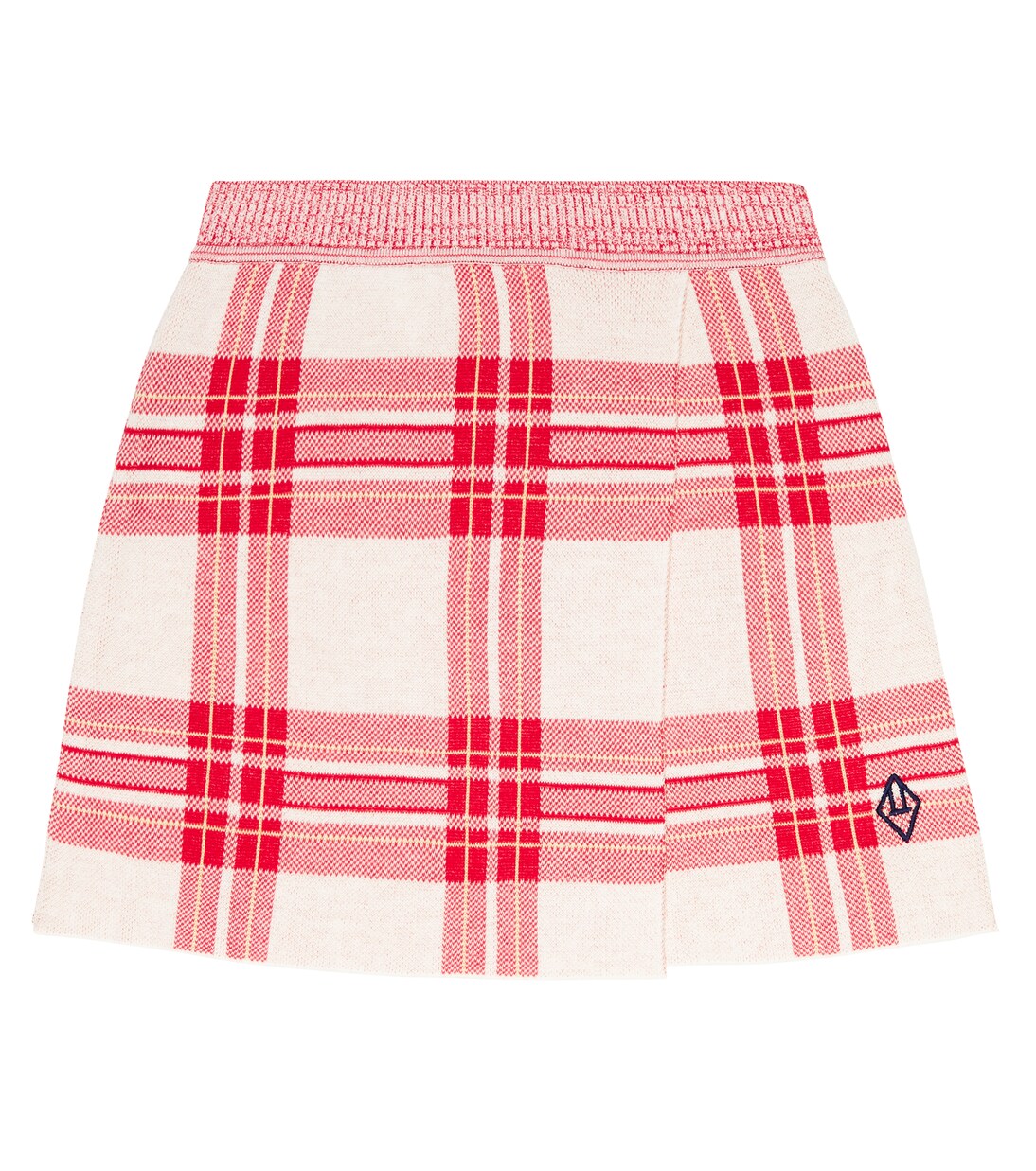 Lynx checked cotton skirt | The Animals Observatory