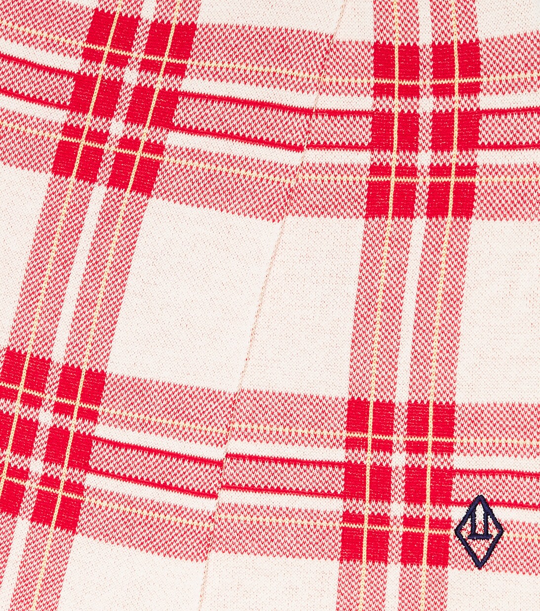 Lynx checked cotton skirt | The Animals Observatory