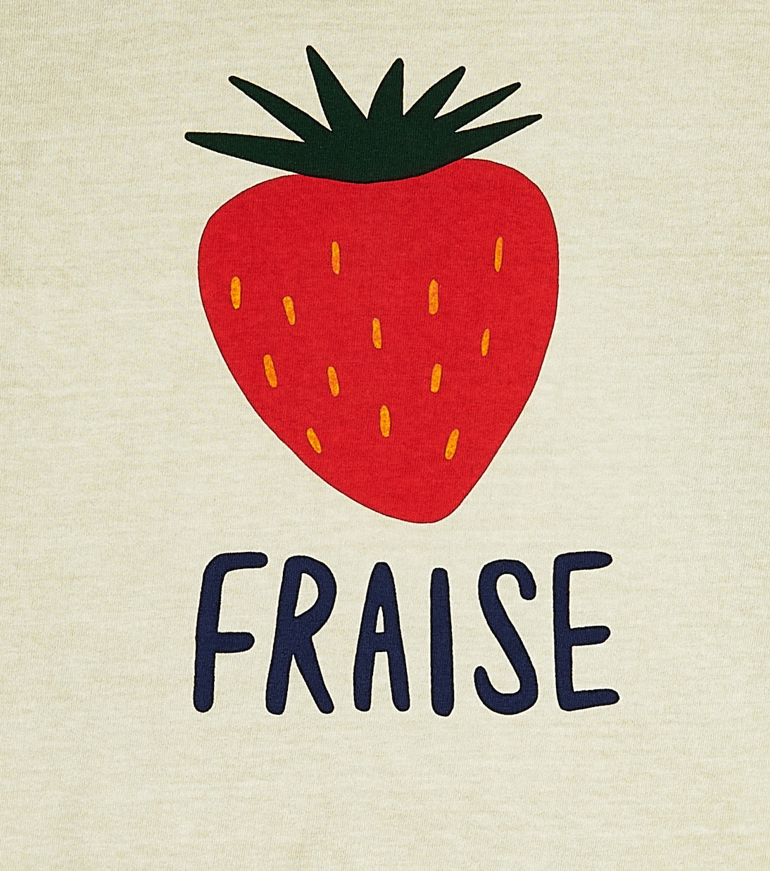 Bedrucktes T-Shirt Fraise aus Baumwolle | Jellymallow