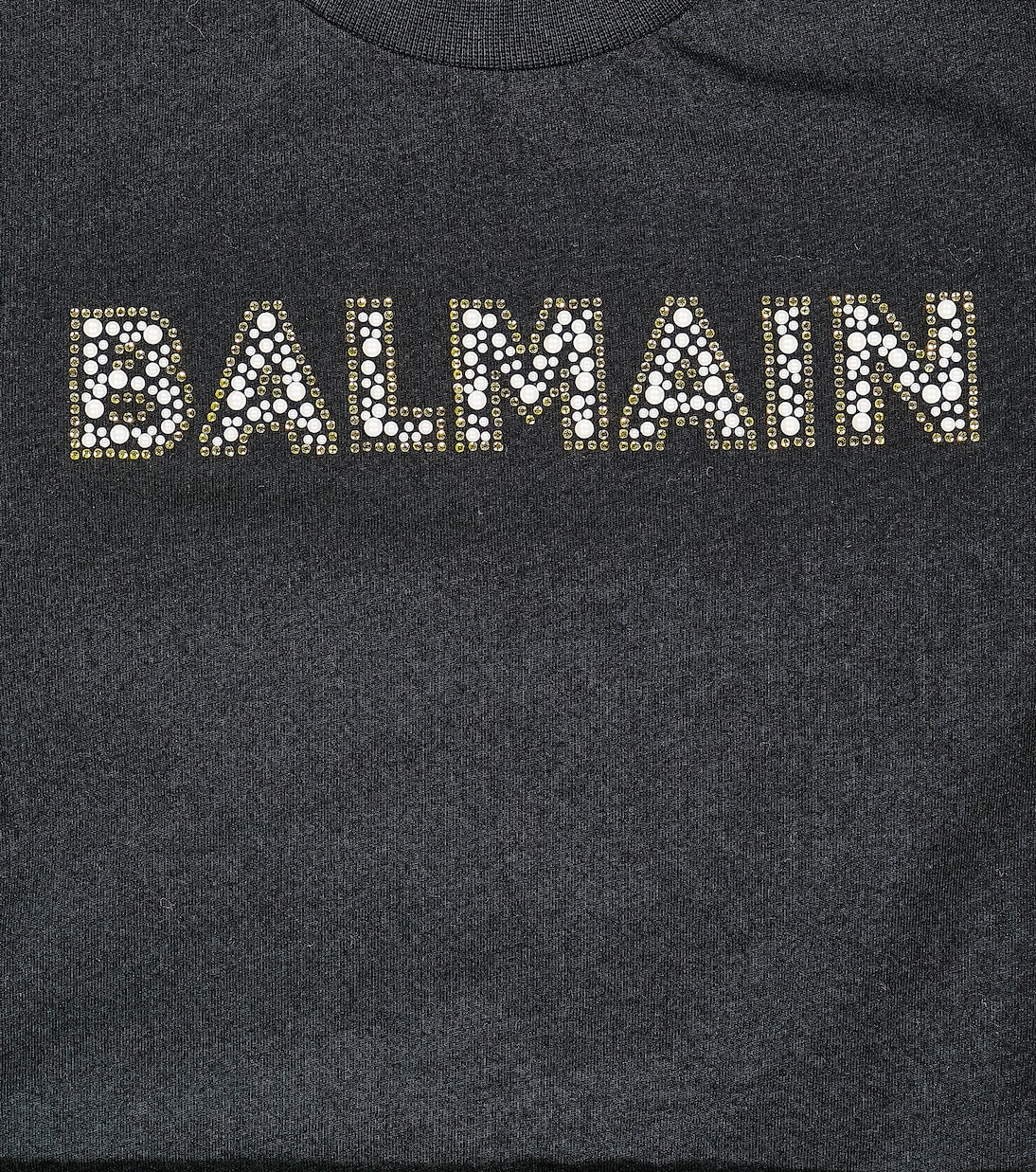 Kleid aus Baumwoll-Jersey | Balmain Kids