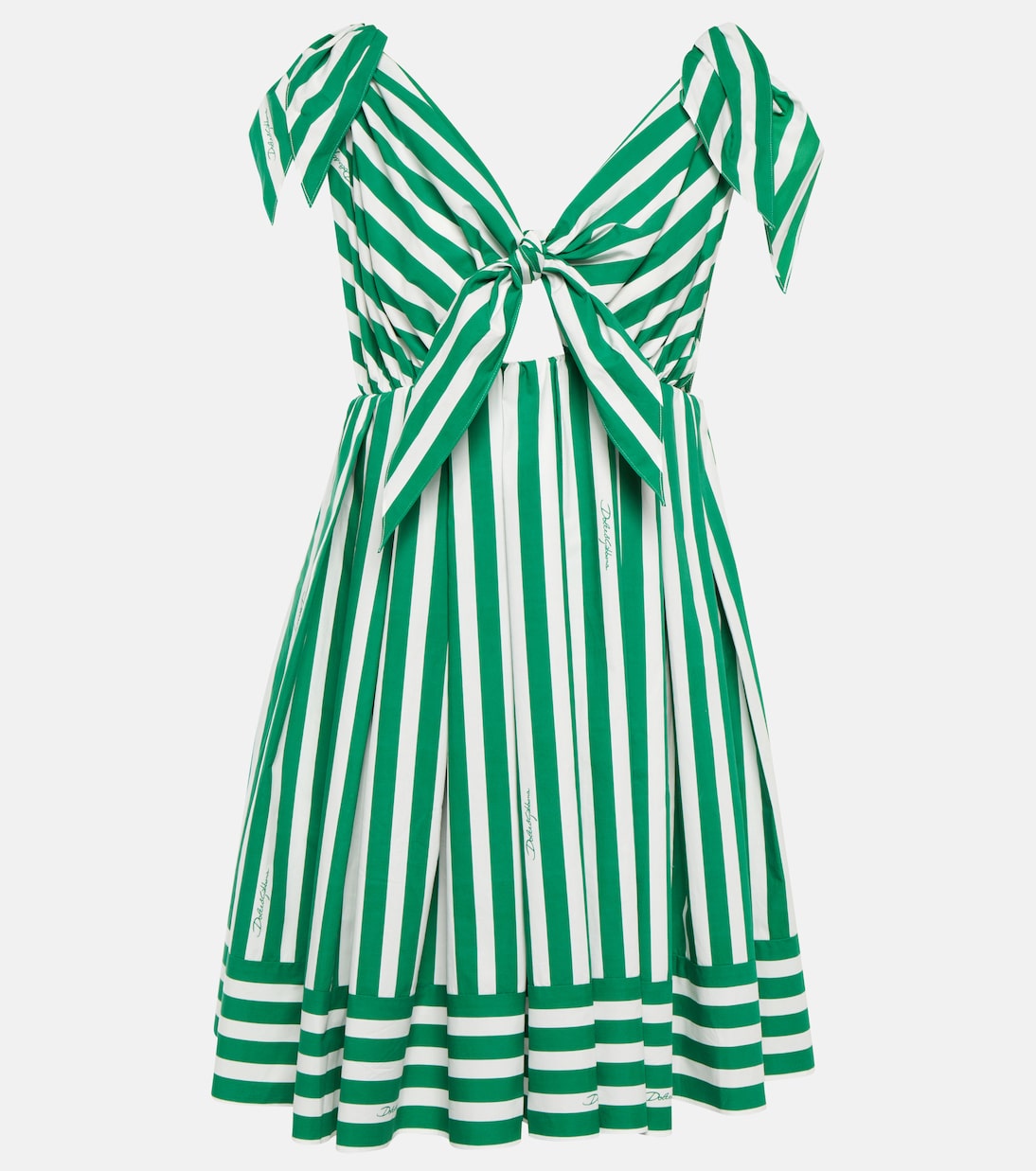 Miniabito Portofino in cotone a righe | Dolce&Gabbana
