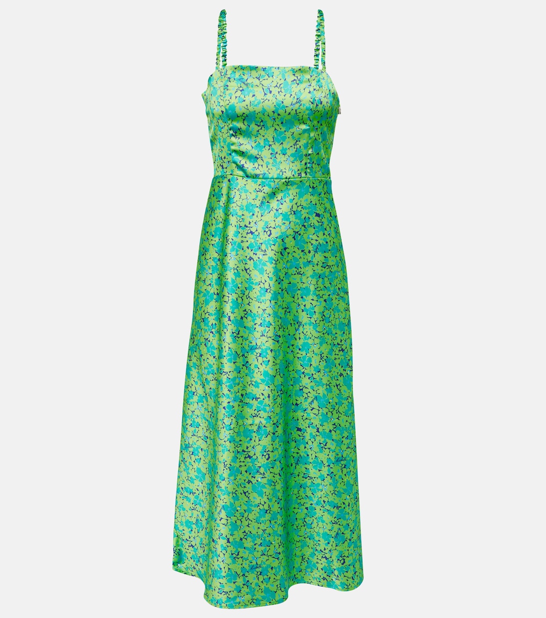 Floral satin midi dress | Rotate