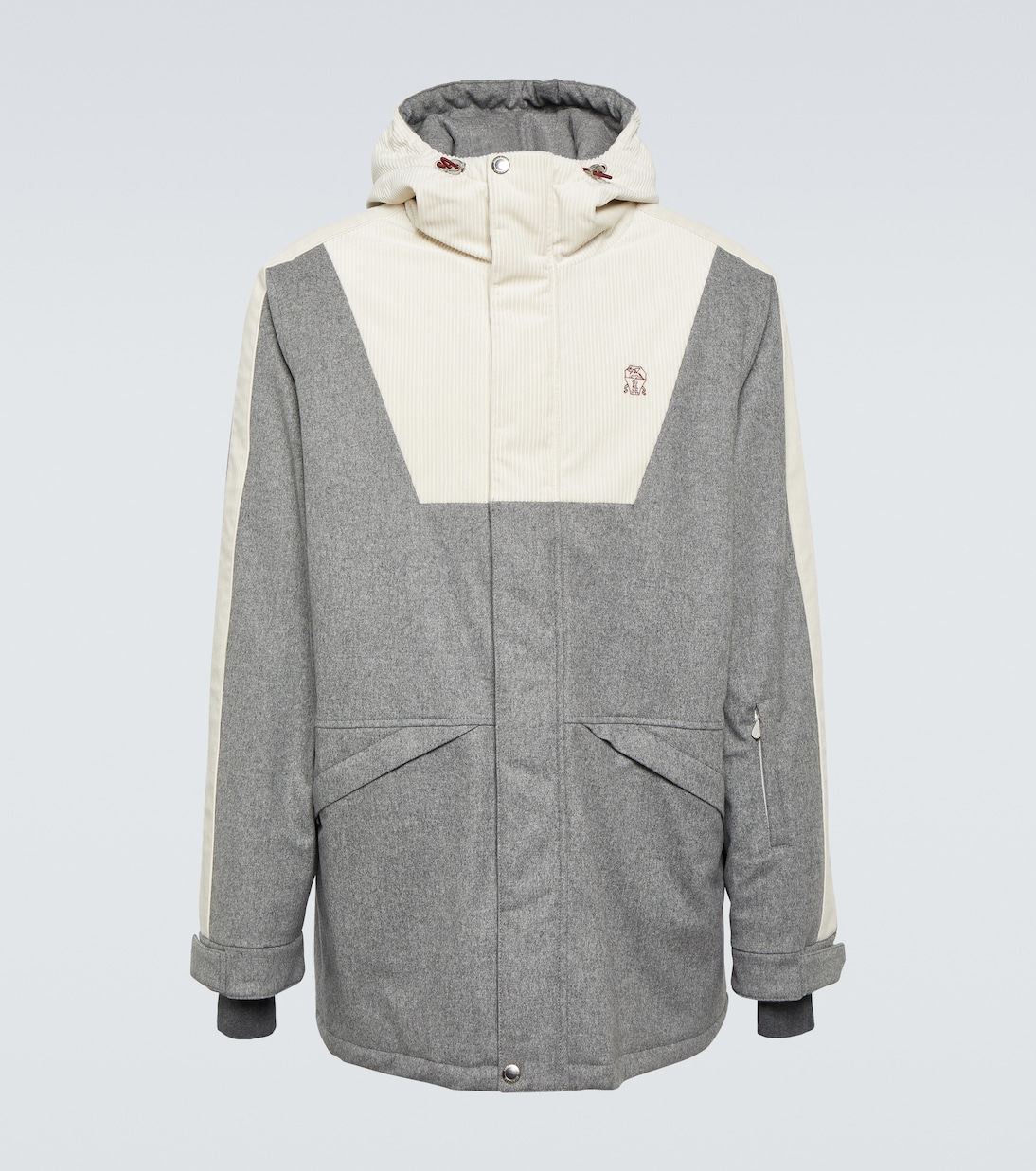 Parka acolchada de lana | Brunello Cucinelli