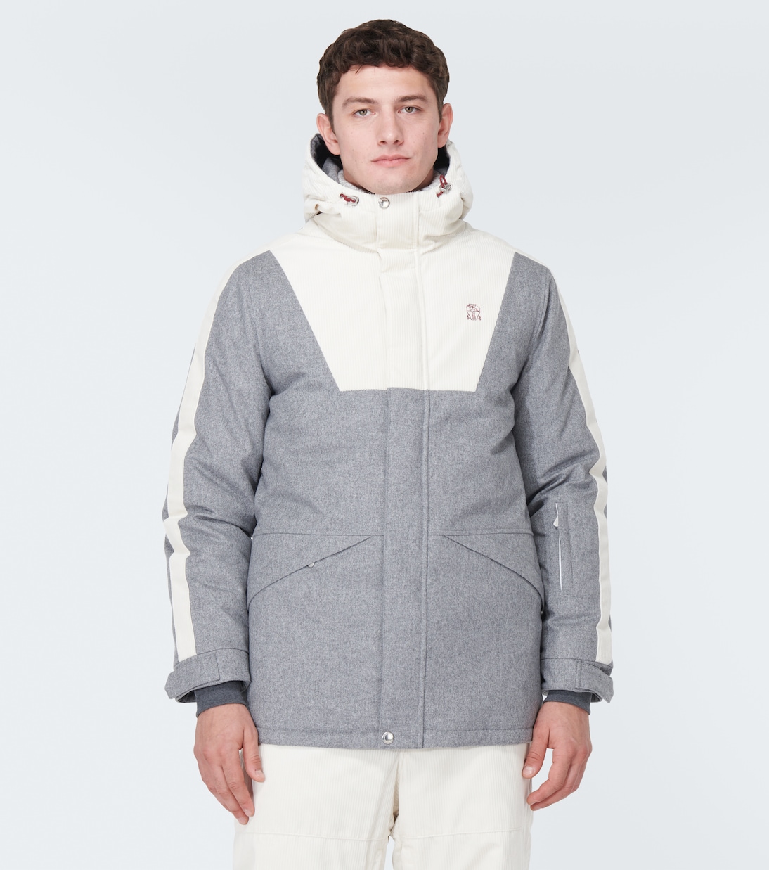 Parka acolchada de lana | Brunello Cucinelli