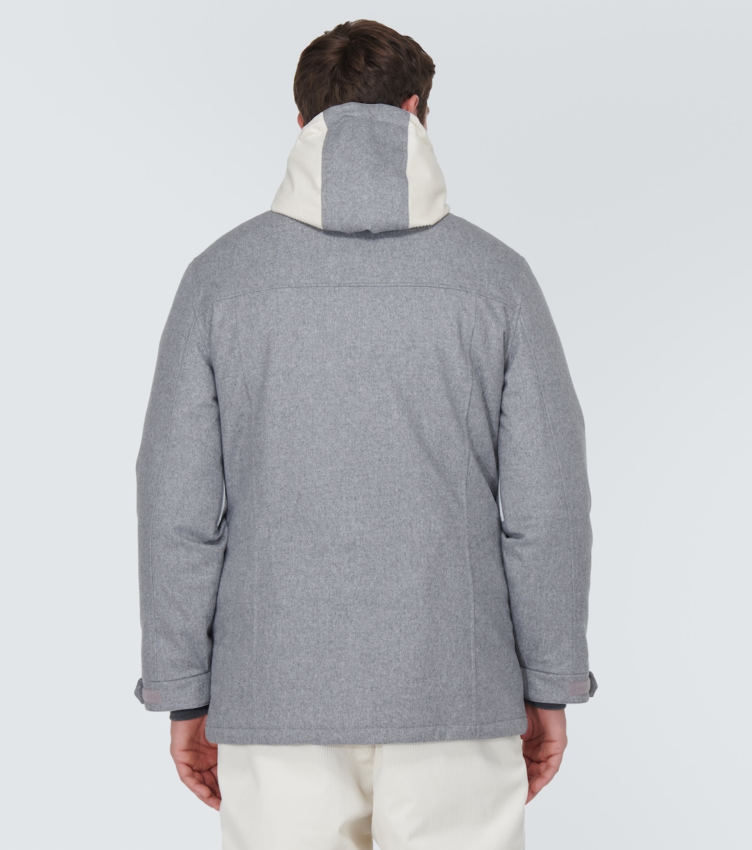 Parka acolchada de lana | Brunello Cucinelli