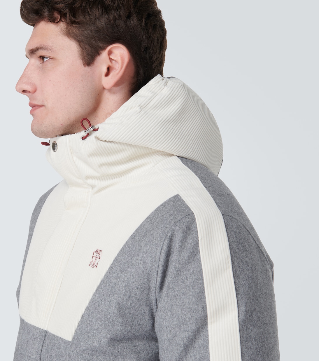 Parka acolchada de lana | Brunello Cucinelli