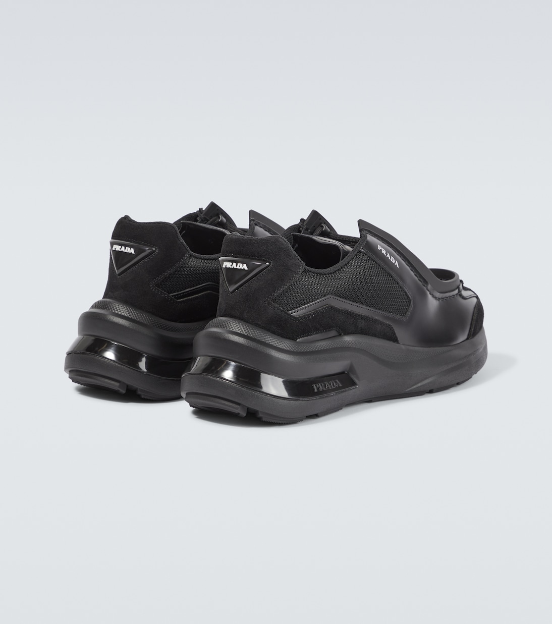 Sneakers Systeme aus Leder | Prada