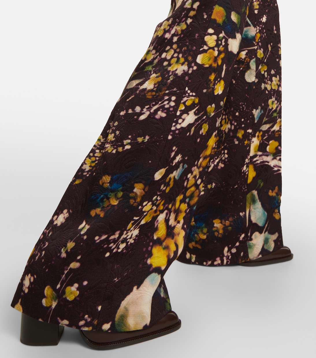 Pantaloni regular a vita alta con ricamo | Dries Van Noten