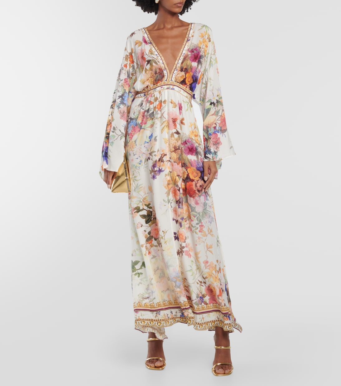 Maxikleid aus Seide | Camilla