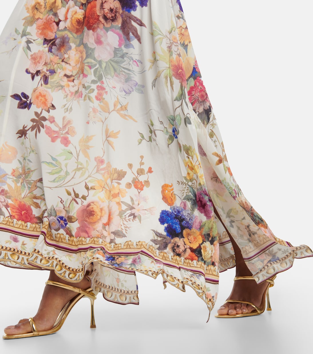 Maxikleid aus Seide | Camilla