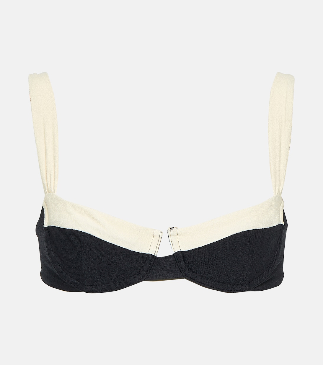 Faux-suede bikini top  | Same