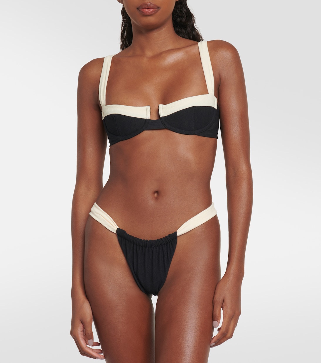 Faux-suede bikini top  | Same