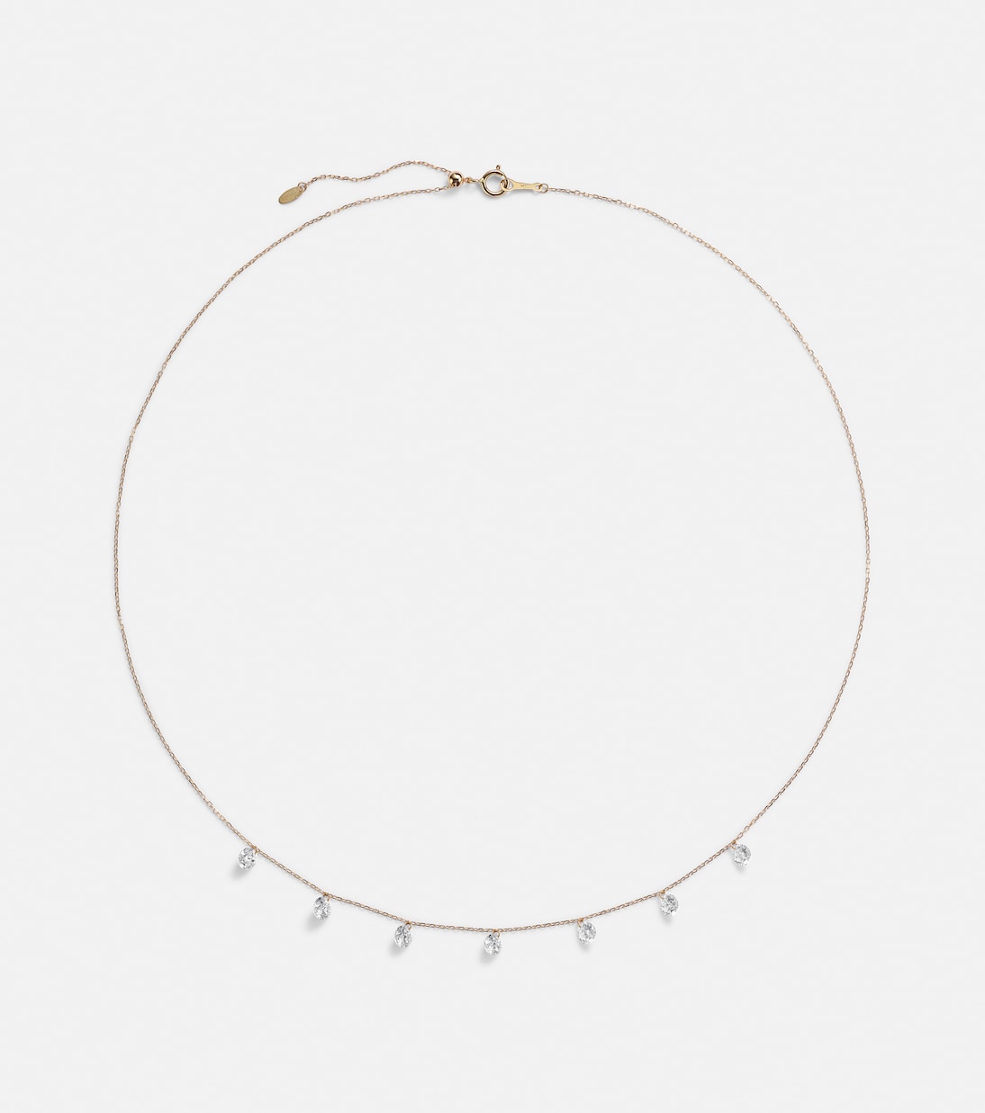 Collana in oro 18kt PERSÉE Danaé con diamanti, eleganza senza tempo per giovani trendsetter