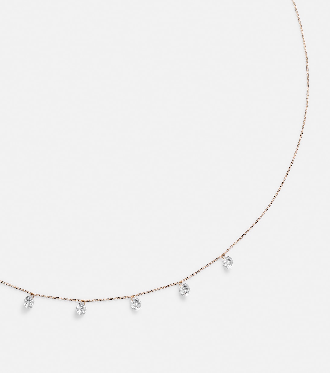 Collana in oro 18kt PERSÉE Danaé con diamanti, eleganza senza tempo per giovani trendsetter