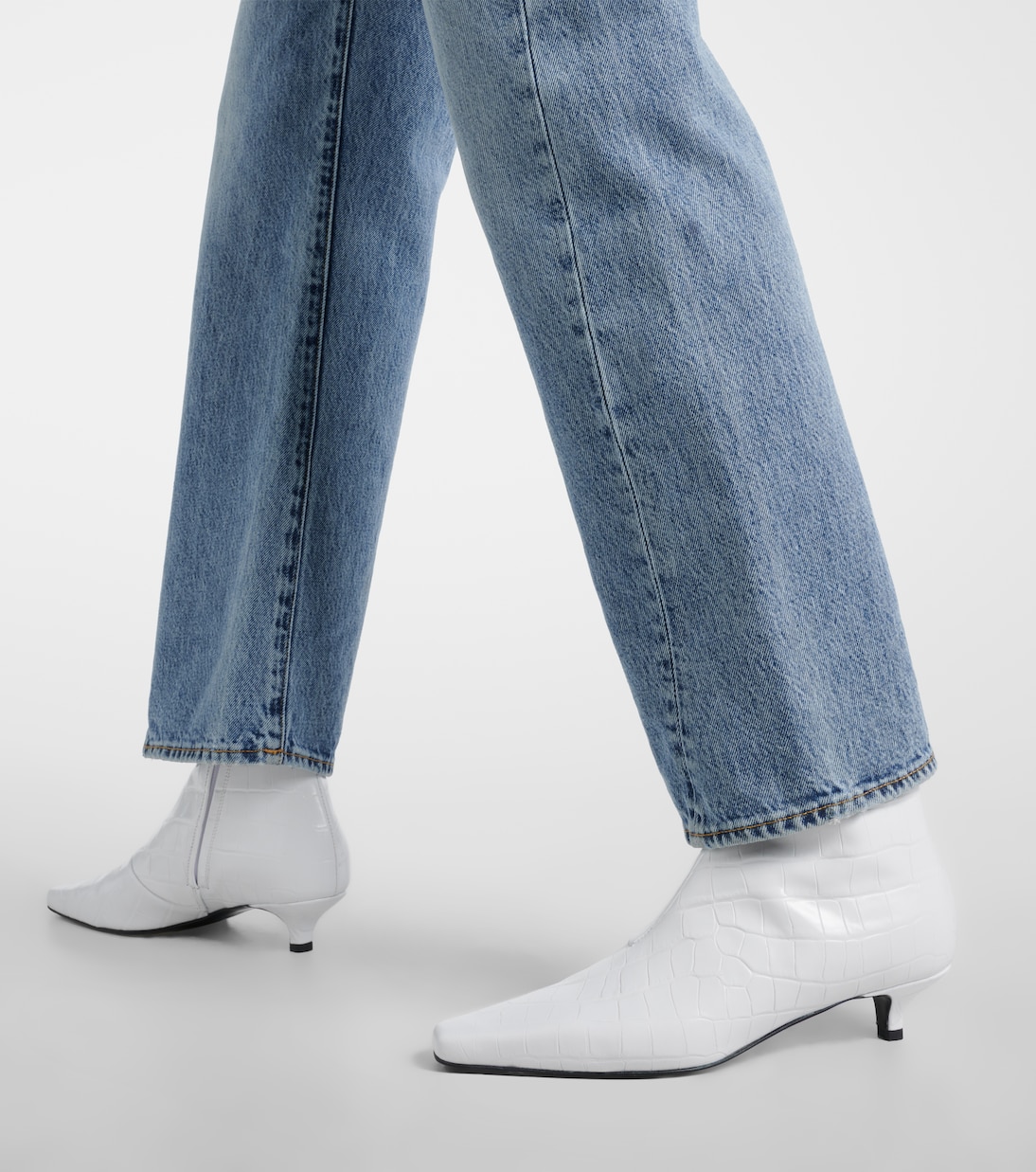 Stivaletti The Croco Slim in pelle | Toteme