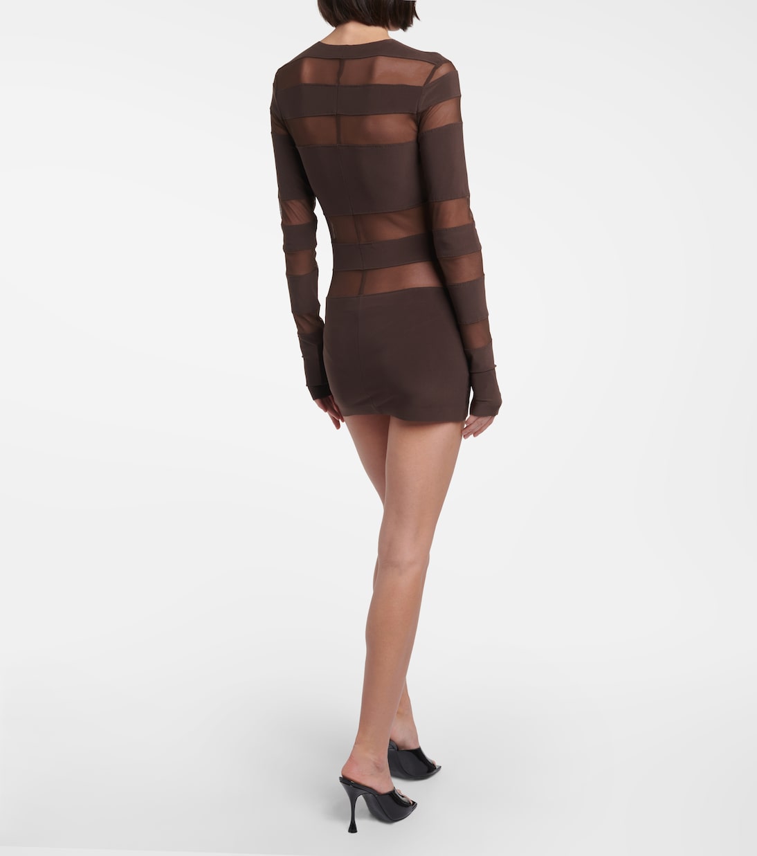 Spliced Pickleball jersey minidress | Norma Kamali