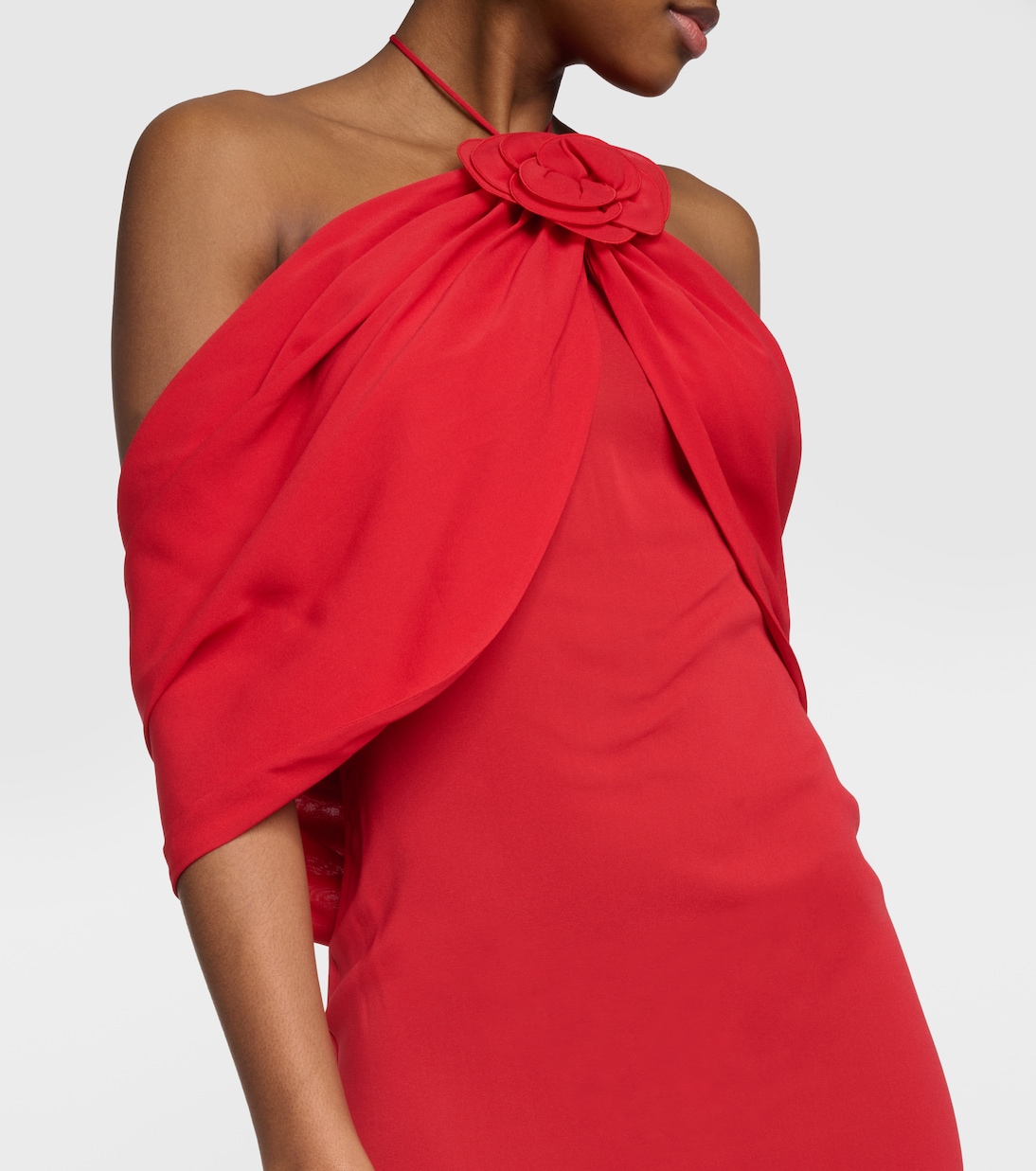 Floral-appliqué silk blend gown | Magda Butrym