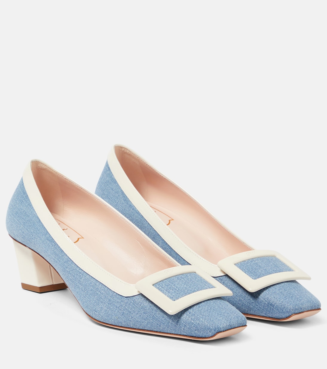 Pumps Belle Vivier 45 in canvas | Roger Vivier