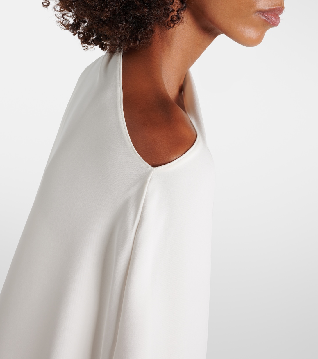 Robe midi asymétrique en soie | Valentino