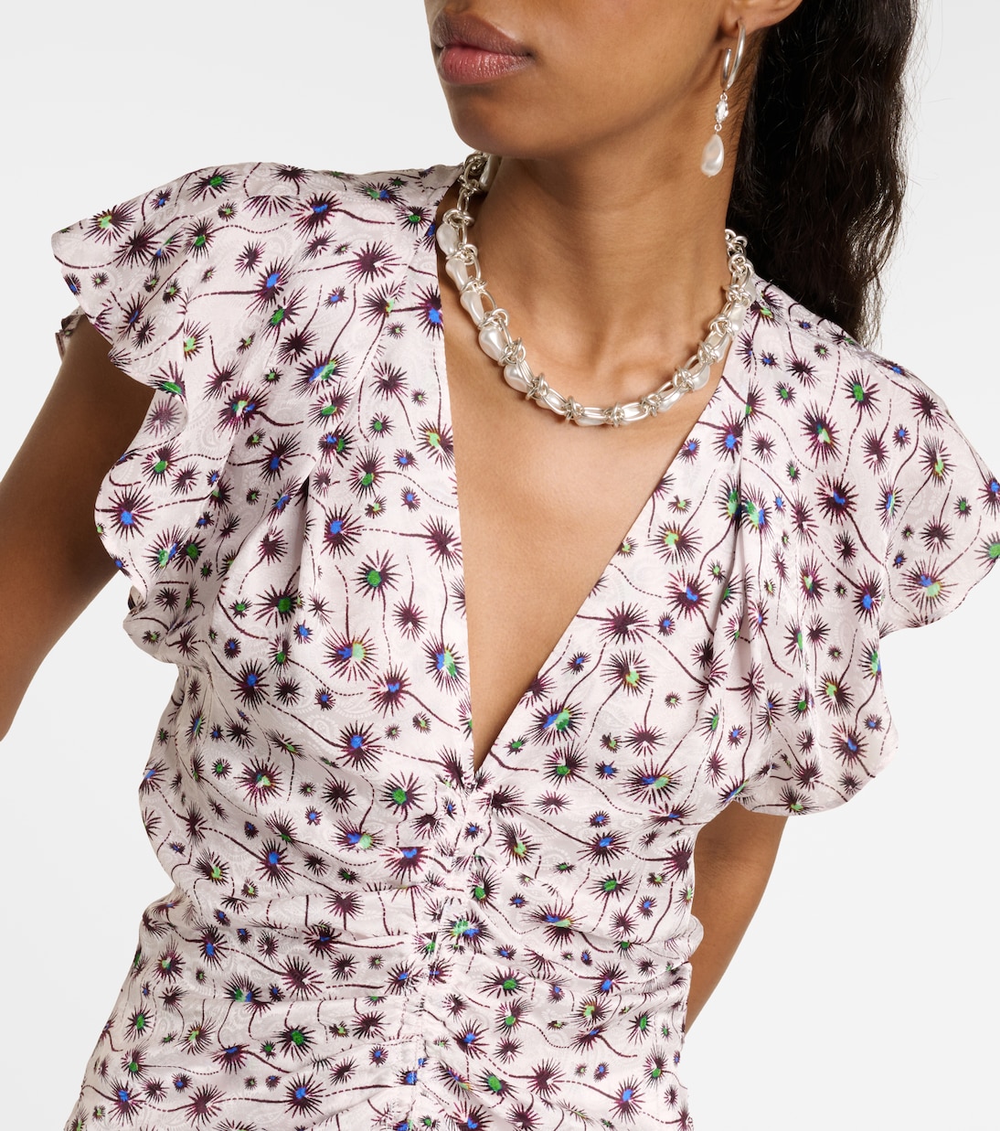 Top Lonea fruncido estampado | Isabel Marant