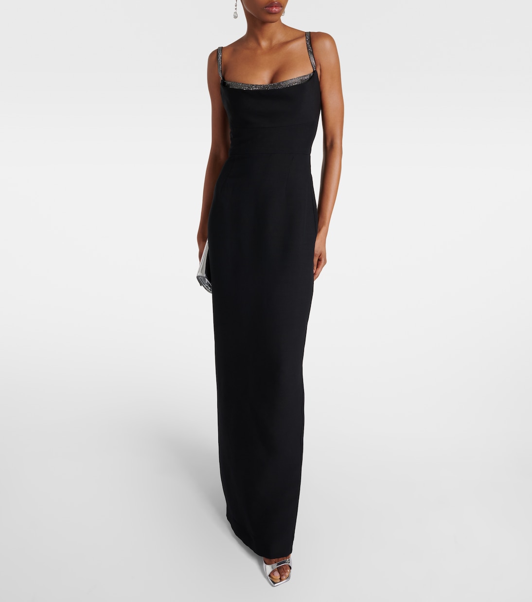 Verzierte Robe aus Wolle und Seide | Roland Mouret