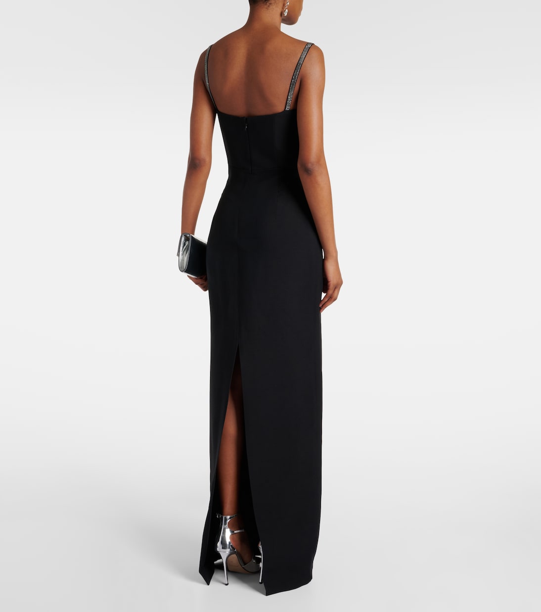 Verzierte Robe aus Wolle und Seide | Roland Mouret