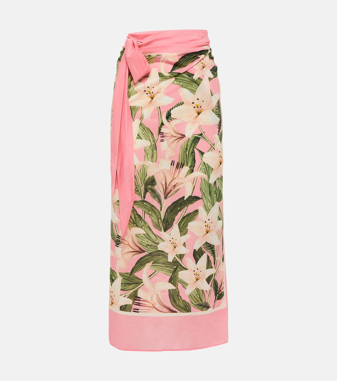Lavanda cotton and silk beach cover up in multicoloured Agua By Agua Bendita Mytheresa