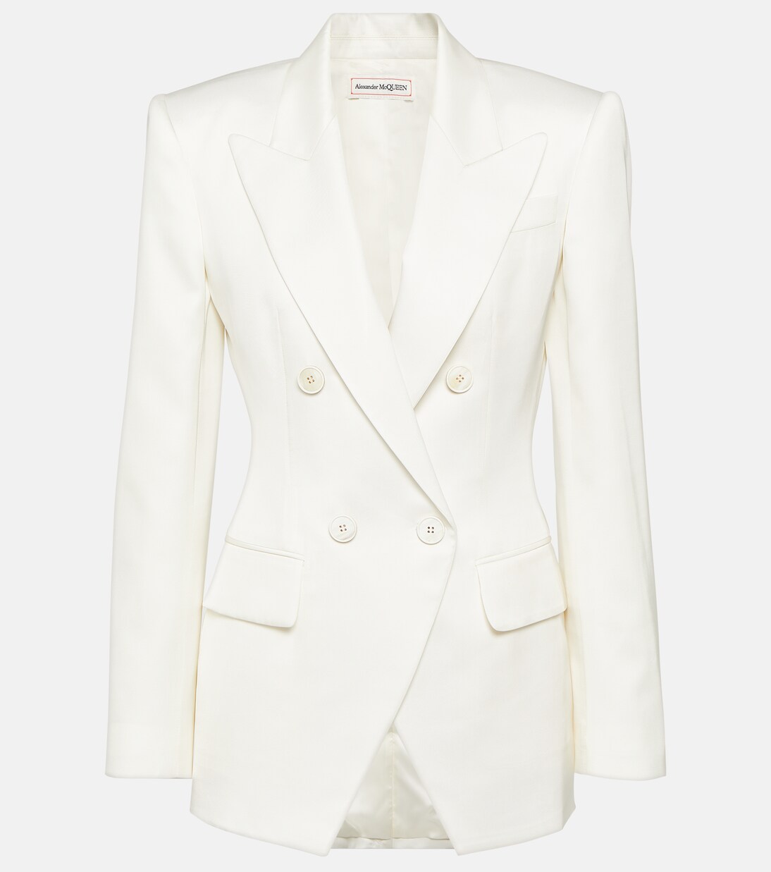 Blazer in WeiB Alexander Mc Queen Mytheresa