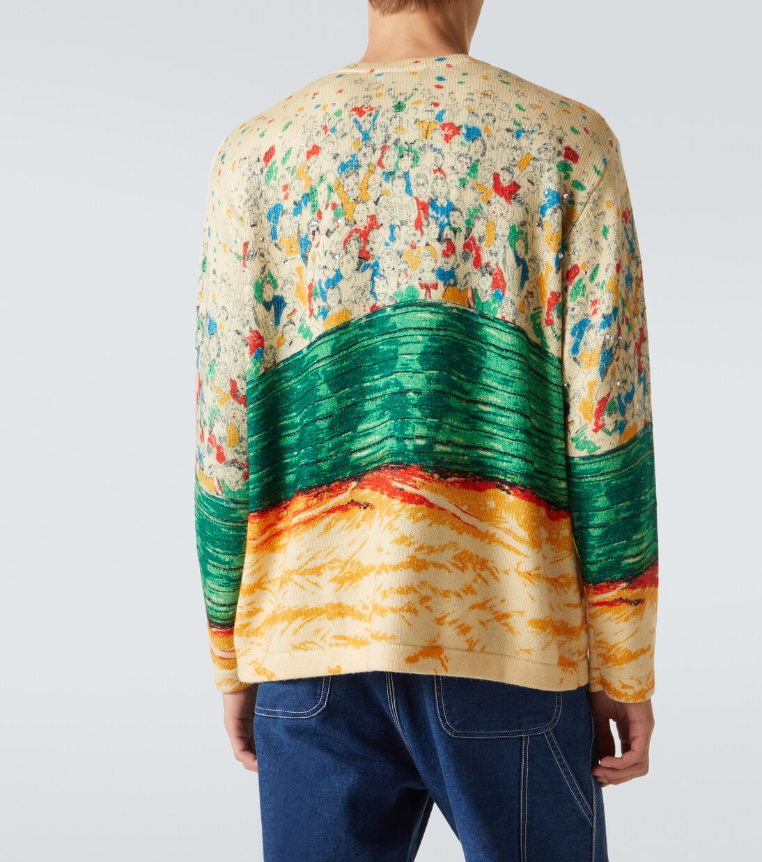 Slugger embellished wool cardigan | Bode