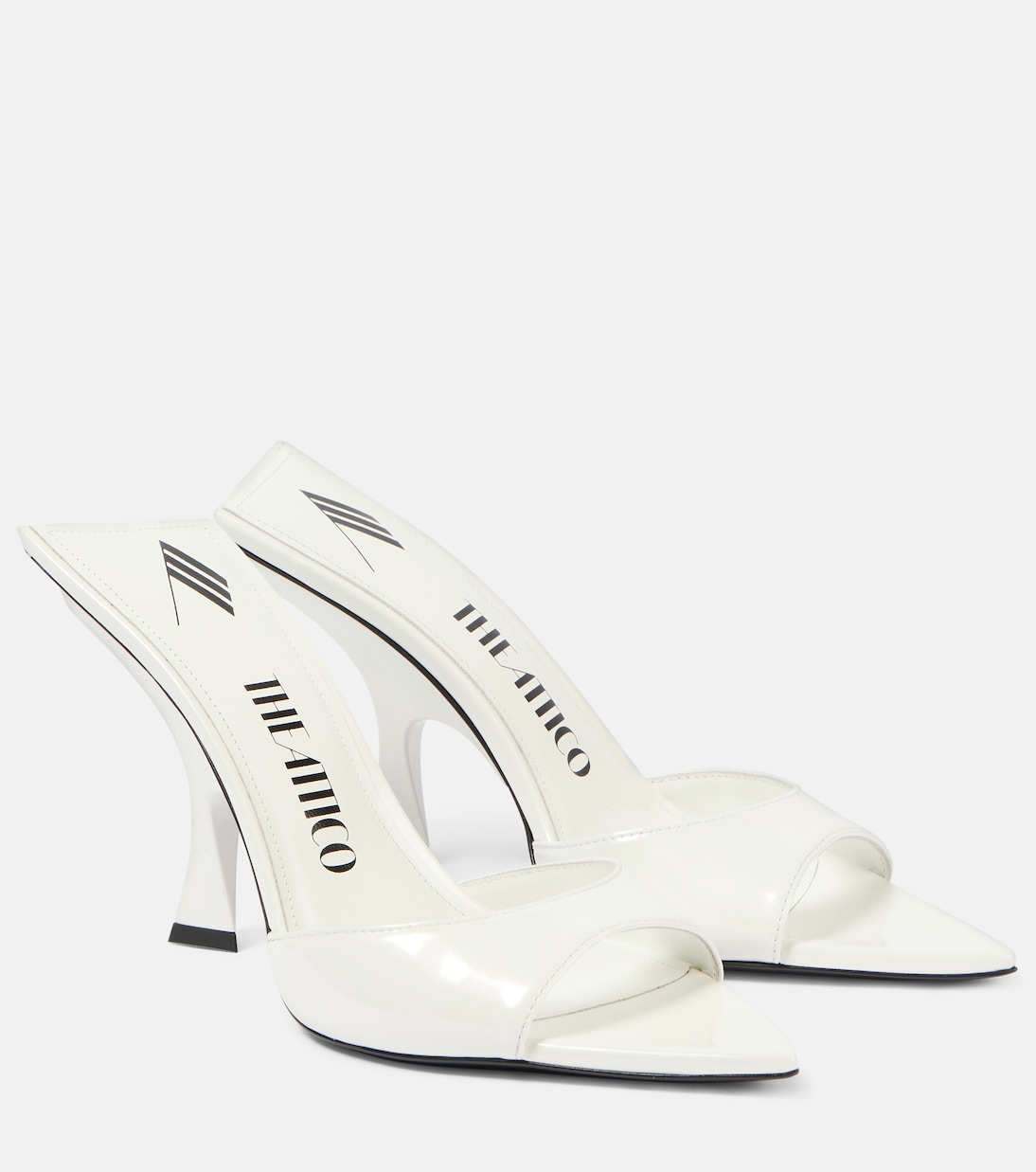Mules Ester 95 de PU | The Attico